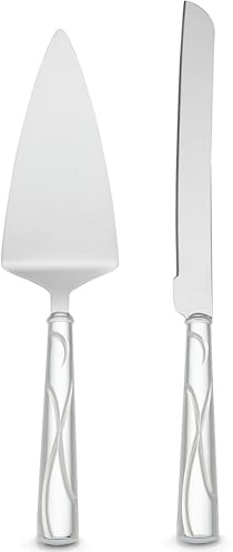 Lenox Cake Knife & Server Adorn Set, Silver