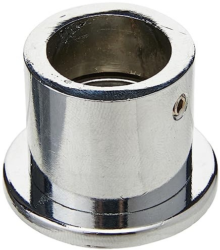 Gardinia 31059 Pared Rodamientos para Barras de Cortina, Serie Chicago, diámetro 20 mm, Cromo