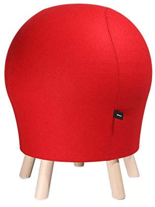 Topstar Sitness 5 Alpine sittpall, tyg, röd
