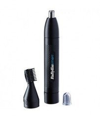Babyliss Men E652E Nasen- und Ohrhaartrimmer mit Augenbrauenaufsatz