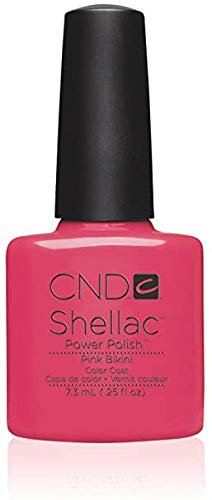 CND Creative Shellac UV Power Polish - Summer Splash Collection - Pink Bikni 7.3ml