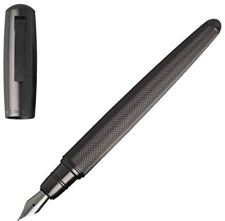HUGO BOSS Fountain pen Pure Matte Dark Chrome