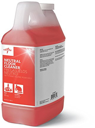 Medline Neutral Floor Cleaner, 0.5 gal., High-Efficiency Cleaning Solution for All Hard Surface Floor Types, Pack of 4