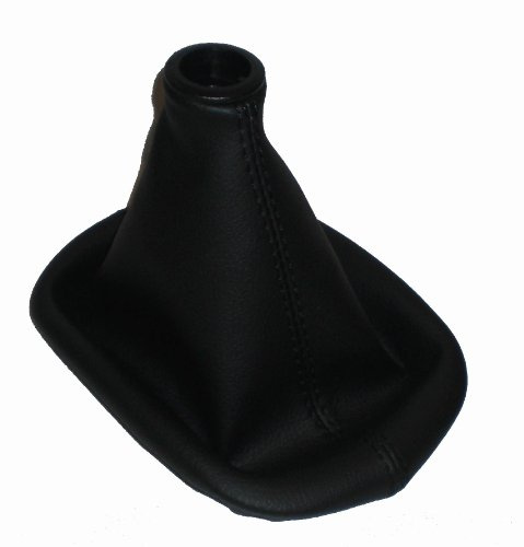 TK-103 SCHALTSACK SCHALTMANSCHETTE Echt Leder Schwarz - Naht Schwarz