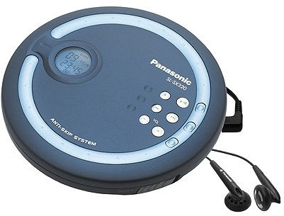 Panasonic SL-SX 320 EG-A tragbarer CD-Player blau