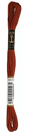Anchor Sticktwist, 4635000-00351, Farbe:351, Stickgarne