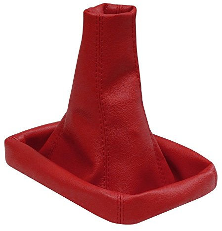 AERZETIX: Soufflet de levier de vitesse en simili cuir rouge