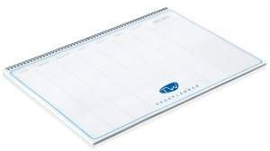 GRUPPO BUFFETTI S.P.A. 169940000 - Planner settimanale da tavolo, 34 x 24 cm, senza data