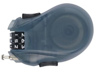 Burton Mens Cable Lock, Translucent Black, One Size