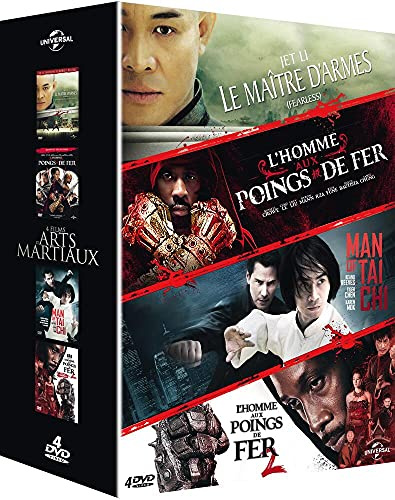 4 films d'arts martiaux : Le maître d'armes + L'homme aux poings de fer + Man of Tai Chi + L'homme aux poings de fer 2 [Pack]