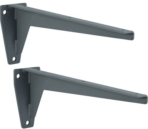 2x GedoTec Vettore carico pesante MIRA Acciaio grigio Staffa cavo Forza portante 150 kg Lunghezza 380 mm fatto germania