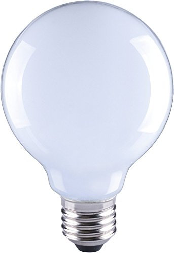Dapo LED Leuchtmittel Mini Ball E27-6Watt warmweiß 730Lumen G80 Birne matt energiesparende Lampe Bulb Glühlampe