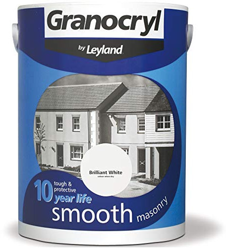 Granocryl 5 Litre Smooth Brilliant White Masonry Paint