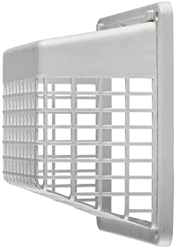 Lambro Industries 1491WG Universal Hinged Vent Guard, White-272278, White