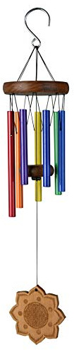 NATURE'S MELODY - Chakra Klangspiel, ca. 22 Zoll / ca. 56 cm - Chakra-Farben / Multicolor