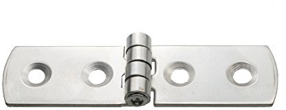 ARBO-INOX® - Charnière - Acier inoxydable A2 - Poinçonnée - 75 x 20 mm - Inoxydable