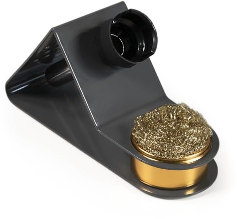 McPower Lötkolben-Ständer mit integriertem Lötzinn-Abstreifer | Effektive Reinigung ohne Auskühlen | Stabile Halterung | Für Werkstatt & Hobby