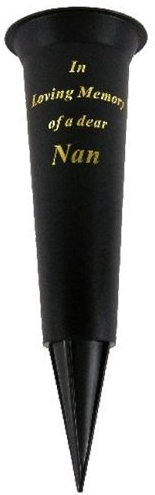 In Loving Memory NAN vaso di fiori funerale picco