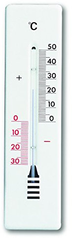 TFA 12.2009 Innen und Außen-Thermometer Metall