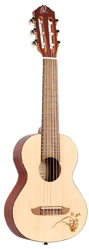 Ortega Guitars Mini Reise Gitarre – Mini Travel Series – Fichte, Mahagoni, Natur (RGL5)
