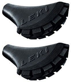 LEKI Walking Gummipuffer Pad 1 Paar | Gummipuffer für Nordic Walking Stöcke Gummipuffer | Rubber Tip Walking