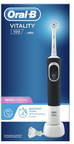 Oral-B P19 D100.413 Sensitive Black Brosse à Dents