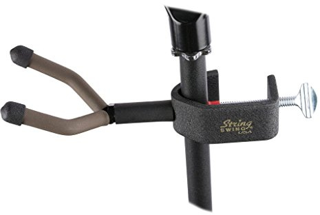 String Swing Ukulele or Mandolin hanger for Mic Stands and Music Stands Safely hang your Ukulele or Mandolin from your mic stand CC04UK