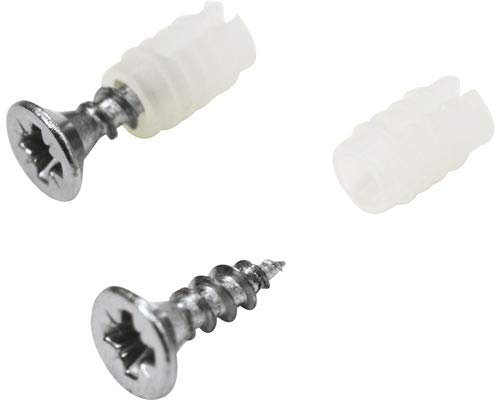 Hettich Spreizmuffen mit Topfbefestigungsschrauben, ø 5 mm / 3,5 x 16 mm, 10 Stück, 9081038