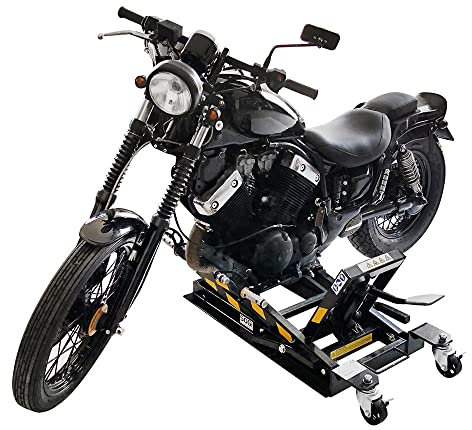 SOGI mod. SL-50 PONTE SOLLEVATORE IDRAULICO MOTO QUAD 680 Kg. TRASPORTABILE CARRELLO CAVALLETTO