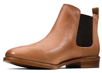 Clarks Taylor Shine Womens Tan Leather, 4.5