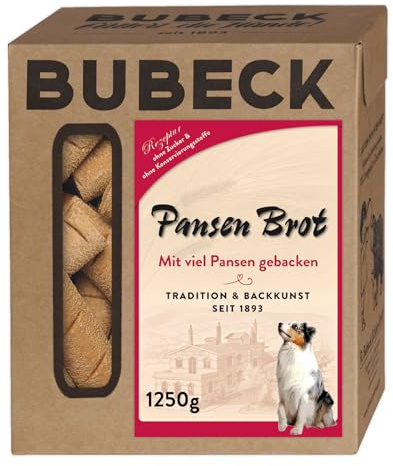 Hundekekse Pansenbrot | mit Weizen gebacken von Bubeck | zuckerfreie Hundeleckerlies