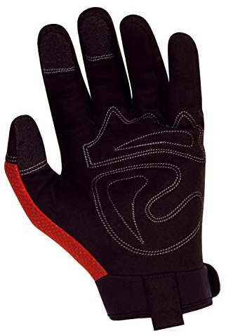 texxor Topline 2550 Mechanic's Assembly Gloves, red