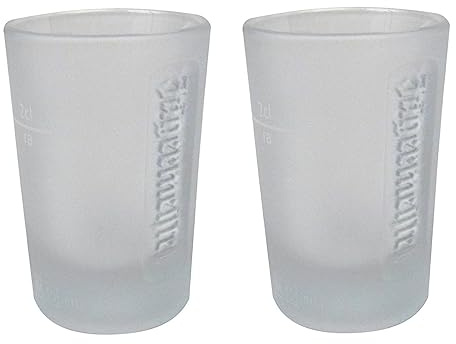 Jägermeister Set von 2 matt Deer Hirsch Schnapsgläser