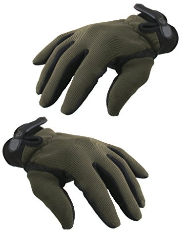 Gants doigt militaire pour hommes, protection pour tir Airsoft chasse L vert