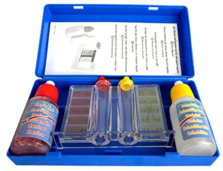 Testkit Pooltest Test Chlor+pH Schwimmbad Pool Schwimmbecken Waterclear