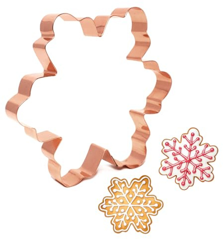 The Fussy Pup Large Snowflake Cookie Cutter 5.5 Inch Handcrafted in USA