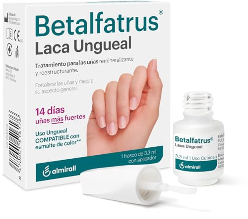 Betalfatrus, Laca Ungueal - Tratamiento para las unas remineralizante y reestructurante, 1 Frasco de 3.3 ml con aplicador