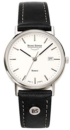 Bruno Söhnle Damen-Armbanduhr Rondo Analog Quarz Leder 17-13106-241
