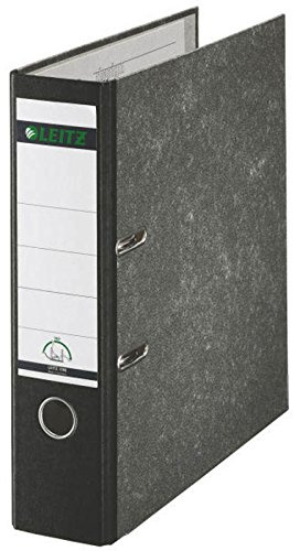 Leitz 310305095 Qualitäts-Ordner 180A mit Schlitzen A4 Breit, 15 Stück