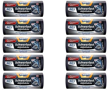 Swirl Schwerlast Säcke 60L 12 stk./ Rolle (10er Pak)