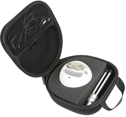 For Blue Microphones Snowball USB Microphone Hard Case Storage Bag Cover by Khanka