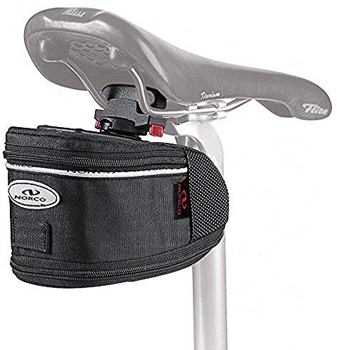 Norco Fahrradtasche Ottawa Satteltasche, Schwarz, 10 x 11 x 15 cm, 1 Liter, 0230G