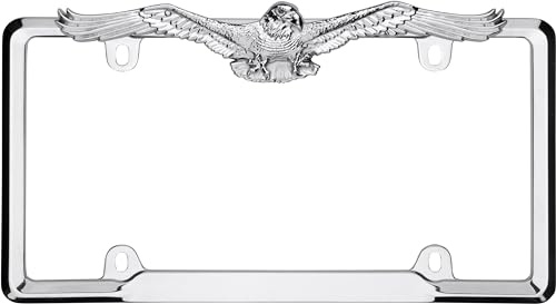 Cruiser Accessories 22330 Eagle Kennzeichenrahmen Chrom 1 Rahmen