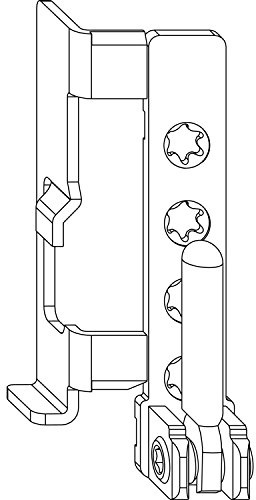MACO Ecklager AS für Falzecklagerband mit ÜV, 12/18 mm, links, silber (54691)