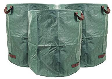 mgc24 Gartensack 272 Liter Laubsack Gartenabfallsack Rasensack, 3 Stück | Sack für Gartenabfall, Laub, Rasenschnitt - stabil, faltbar, langlebig, aus robustem Polypropylen Gewebe 150 g/m²