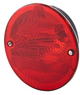 HELLA 2NE 344 610-027 Nebelschlussleuchte - Halogen - 12V - Einbau - Lichtscheibenfarbe: rot - Kabel: 200mm - hinten