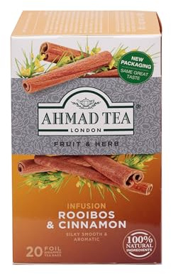 Ahmad Tea - Rooibos & Cinnamon Tea Infusion 20 Bags - 40g