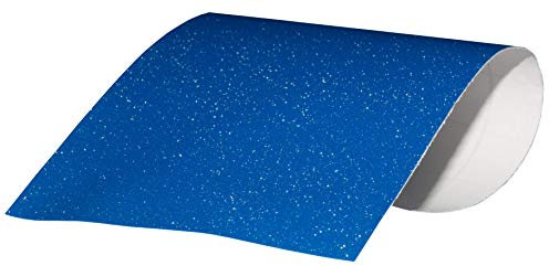 Neoxxim 8.69€/m2 Glitzer Folie Rau - BLAU - 200 x 152 cm Auto Folie BLASENFREI selbstklebend flexibel Lackschutz Folie Deko Folie folieren Car Wrappig