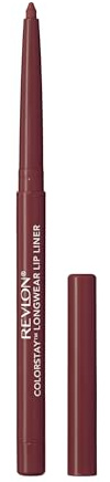 Revlon Colorstay Lip Liner Makeup with Built-in-Sharpener, Longwear Rich Colors, Smooth Application, 645 Chocolate, 0.01 oz