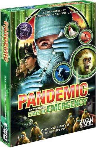 Z-Man Games | Pandemic State of Emergency | Board Game EXPANSION | Ages 8+ | For 2 to 4 Players | 45 Minutes Playing Time